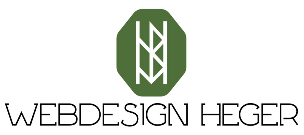 Webdesign Heger Logo von 2022 bis 2024